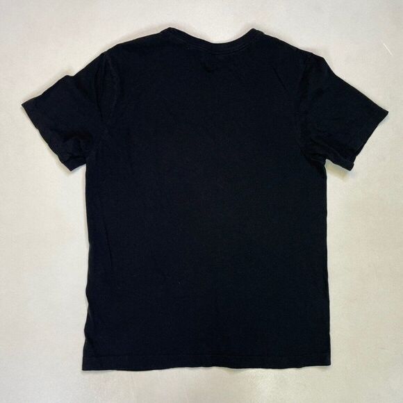 Nike Swoosh Graphic T-shirt Women Small Black Short Sleeve - Picture 3 of 5